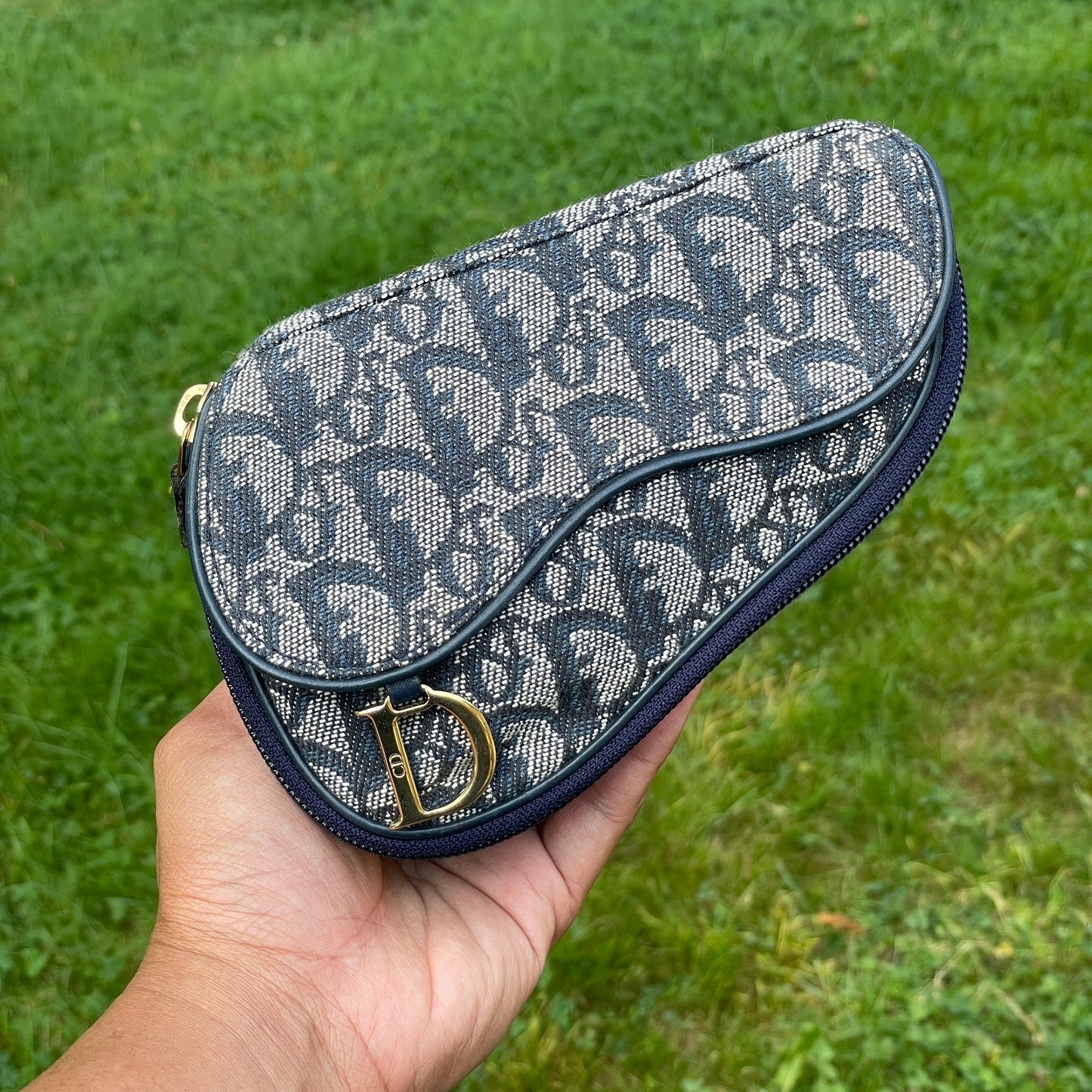 Dior mini saddle pouch