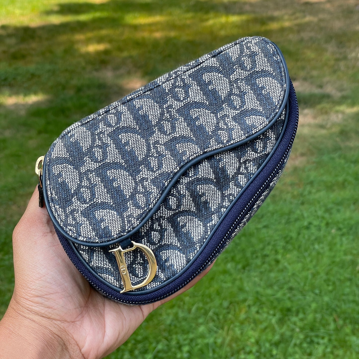 Dior mini saddle pouch