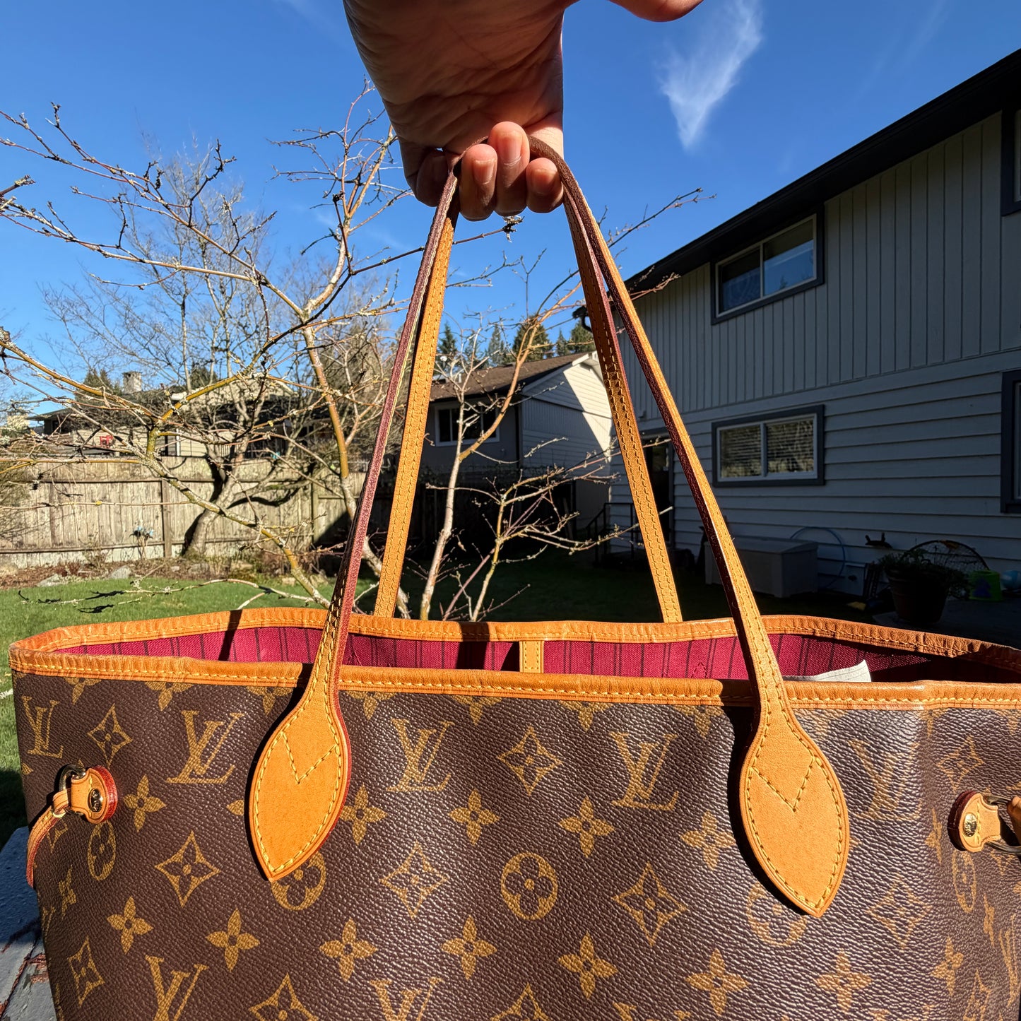 Louis Vuitton Neverfull MM with Pouch