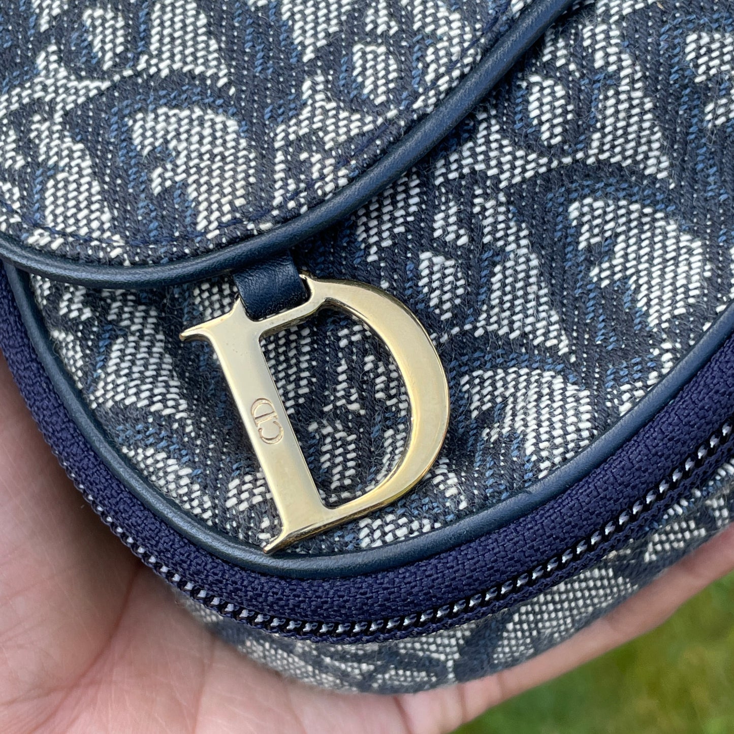 Dior mini saddle pouch