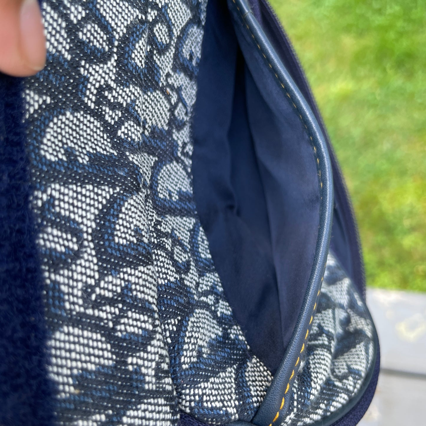 Dior mini saddle pouch