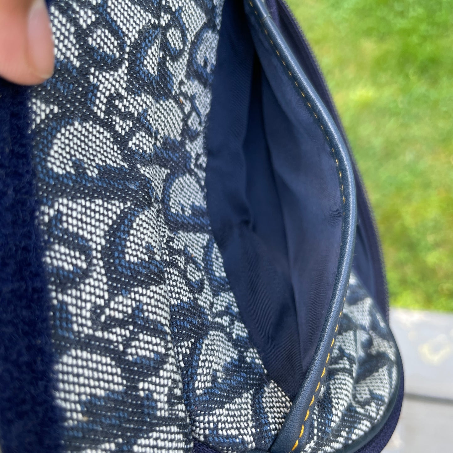 Dior mini saddle pouch